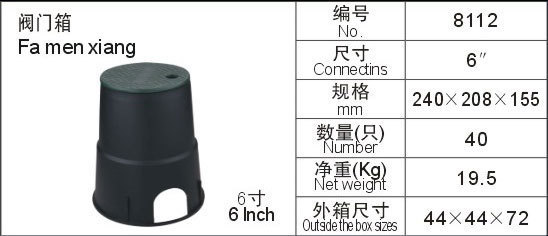 6寸阀门箱取水箱全解析 农业灌溉与园林园艺的必备配件